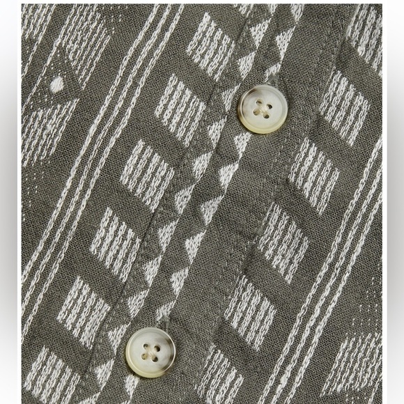 NWT Splendid collection   medium Freesia Linen-Blend Shirtdress - Picture 5 of 6